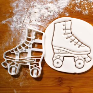 Roller Skate Cookie Cutter Cookie India for Roller Skating Theme Biscuits Perfect Skater Birthday Parties Rink Events Sports Baking Skating Club Celebrations Fun Cooking (ONLY Roller Skate)