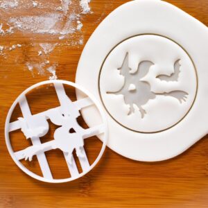 Halloween Witch Cookie Cutter for Spooky Baking with Classic Witch Silhouette Perfect for Biscuits Fondant Crafts Haunted Party Treats Halloween Desserts Magic Themed Cookie (ONLY HALLOWEEN)