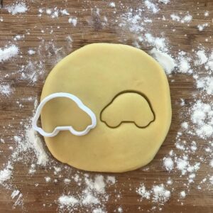 Black Car Cookie Cutter for Kids Birthday Party Cookies Boy-Themed Cookies Polymer Clay Fondant Cutter Jewelry and Earring Craft DIY Baking Treats