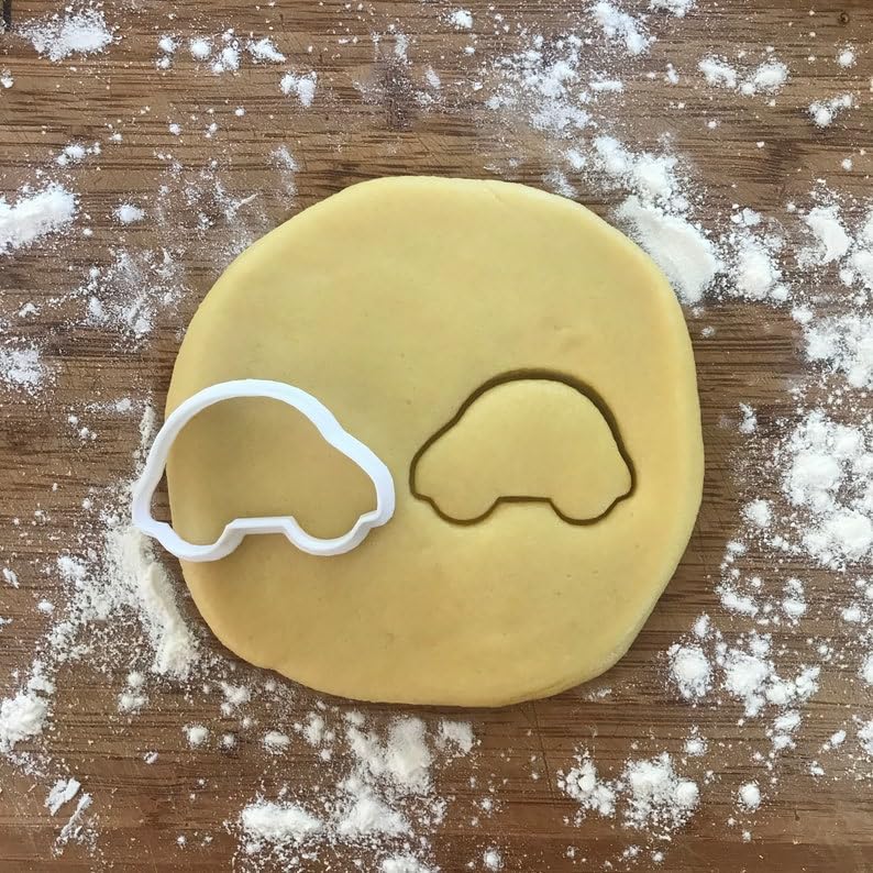 Black Car Cookie Cutter for Kids Birthday Party Cookies Boy-Themed Cookies Polymer Clay Fondant Cutter Jewelry and Earring Craft DIY Baking Treats
