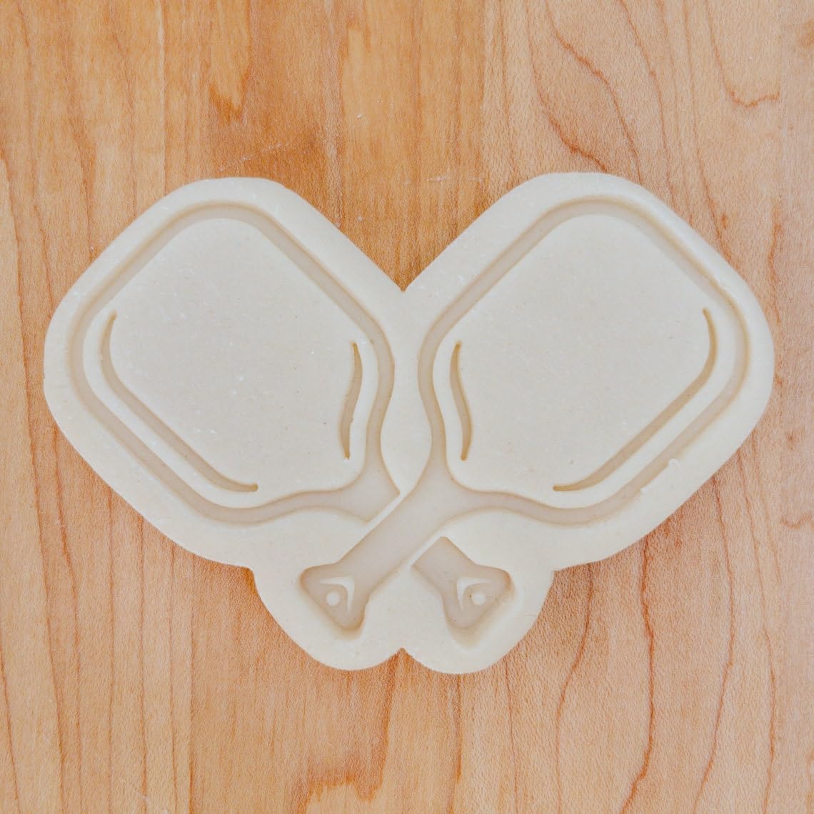 Pickleball Rackets Cookie Cutter and Fondant Embosser Stamp Set for Sports Parties, Pickleball-Themed Baking and Crafting, Durable Cookie Cutter and Stamp Tool Made in India - Image 4