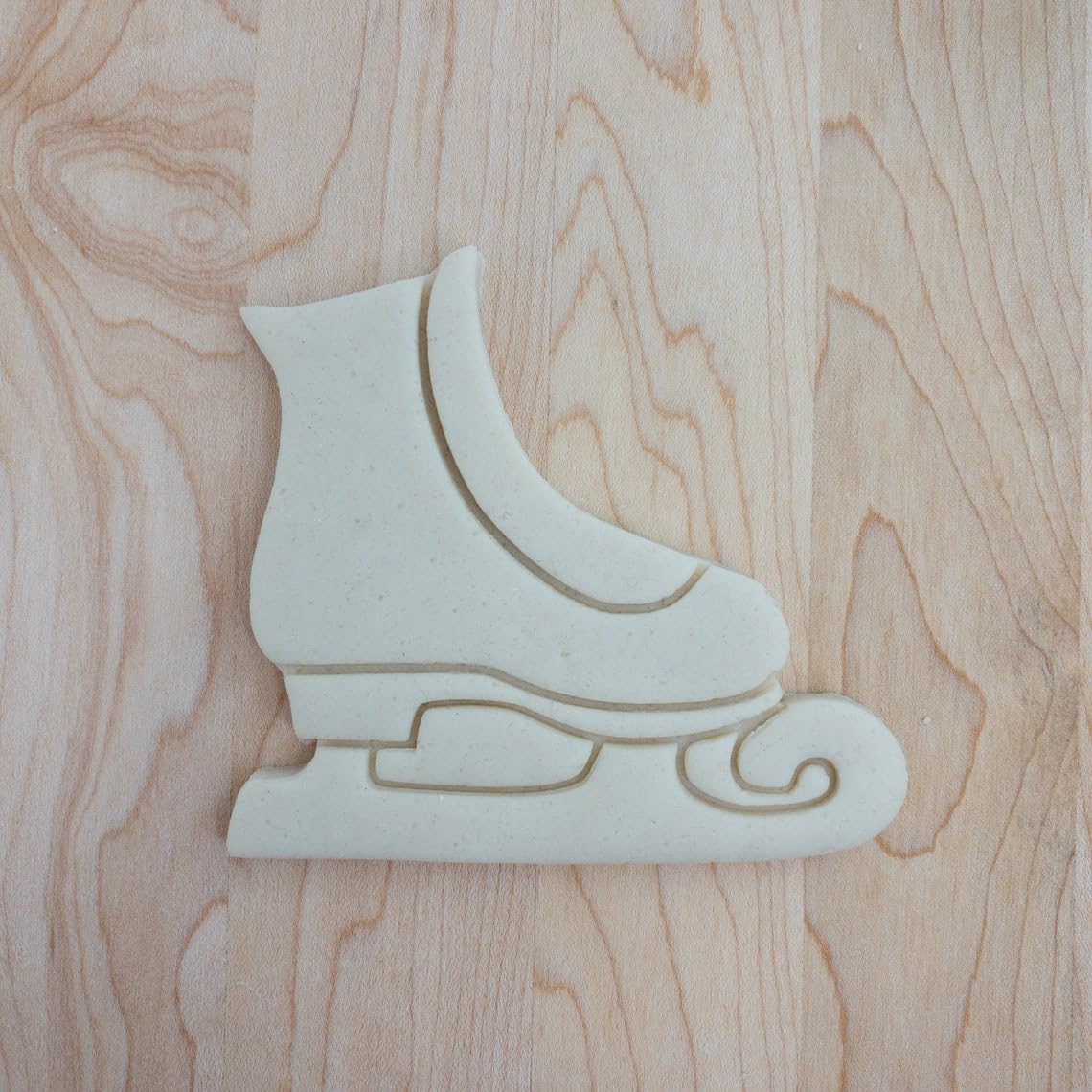 Figure Skate Christmas Winter Detailed Cookie Cutter Cookie for Fondant, Clay Crafting, Holiday Baking, Seasonal Decorations, Ice Skating Party Treats, and Festive Celebrations in - Image 4