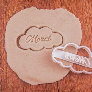 Thank You Cookie Cutter Black Cookie Appreciation Theme Baking Mold for Personalized Cookies Teacher Gifts Client Treats Event Favors Gratitude Crafts Party Decorations