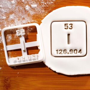 Barium Periodic Table Element Design 2 Cookie Cutter Science Chemistry Biscuit Fondant Clay Cutter Ideal Radiology Themes Educational Baking Parties Science Lover Treats (ONLY DESIGN 2)