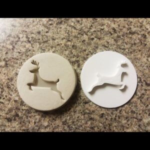 Reindeer Embosser Stamp Cupcake Embosser Cookie Embosser Cookie India Christmas Holiday Baking Decoration Tool for Festive Desserts and Seasonal Treats