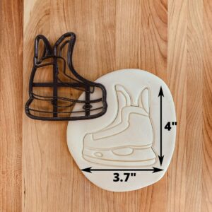 Hockey Skate Cookie Cutter Cookie for Fondant, Clay Crafting, Baking, Ice Hockey Themed Parties, Sports Celebrations, Player Gifts, and Creative Cake Decorating in India