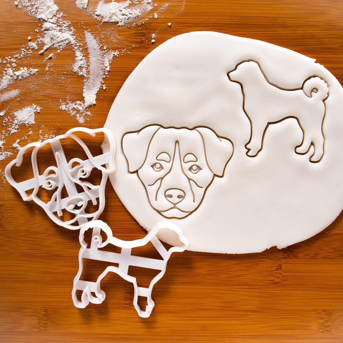 Appenzeller Sennenhunde Face Cookie Cutter for Dog Treats Pet Adoption Baking Mountain Dog Breed Swiss Alps Theme Party Animal Biscuit Mold Veterinary Gift for Dog Lovers Events (ONLY FACE) - Image 2