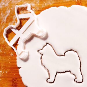 Samoyed Dog Body Cookie Cutter Cookie for Baking Dog Treats Animal Shaped Cookie Mold Pet Birthday Theme Party Favor Homemade Snacks Gift for Dog Lovers Kitchen Tool India (ONLY Body)