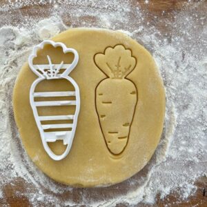 Black Carrot Cookie Cutter Easter Baking Tool for Kids Craft Projects Biscuit Shape Vegetable Design Party Favor Classroom Activity Cookie Decorating Fun