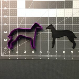 Greyhound Cookie Cutter Black Cookie India Baking Tool for Making Dog-Shaped Cookies, Fondant, Chocolate, Cake Decorations, DIY Crafts, Pet-Themed Treats, and Holiday Baking Projects