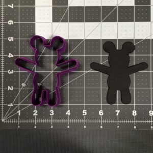 Huggy Mouse Black Cookie Cutter for Cartoon Theme Party Kids Birthday Decorations Baking Tool for Shaping Cute Animal Cookies Fondant Clay Crafts and Mouse Character Cake Toppers