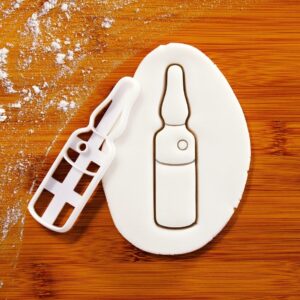 Ampoule Cookie Cutter | Ideal for Pharmacy and Pharmaceuticals-Themed Treats | Includes Ampule, Ampulla, and Vial Designs | Perfect for Pharmacists and Medical Science Events (ONLY AMPOULE)