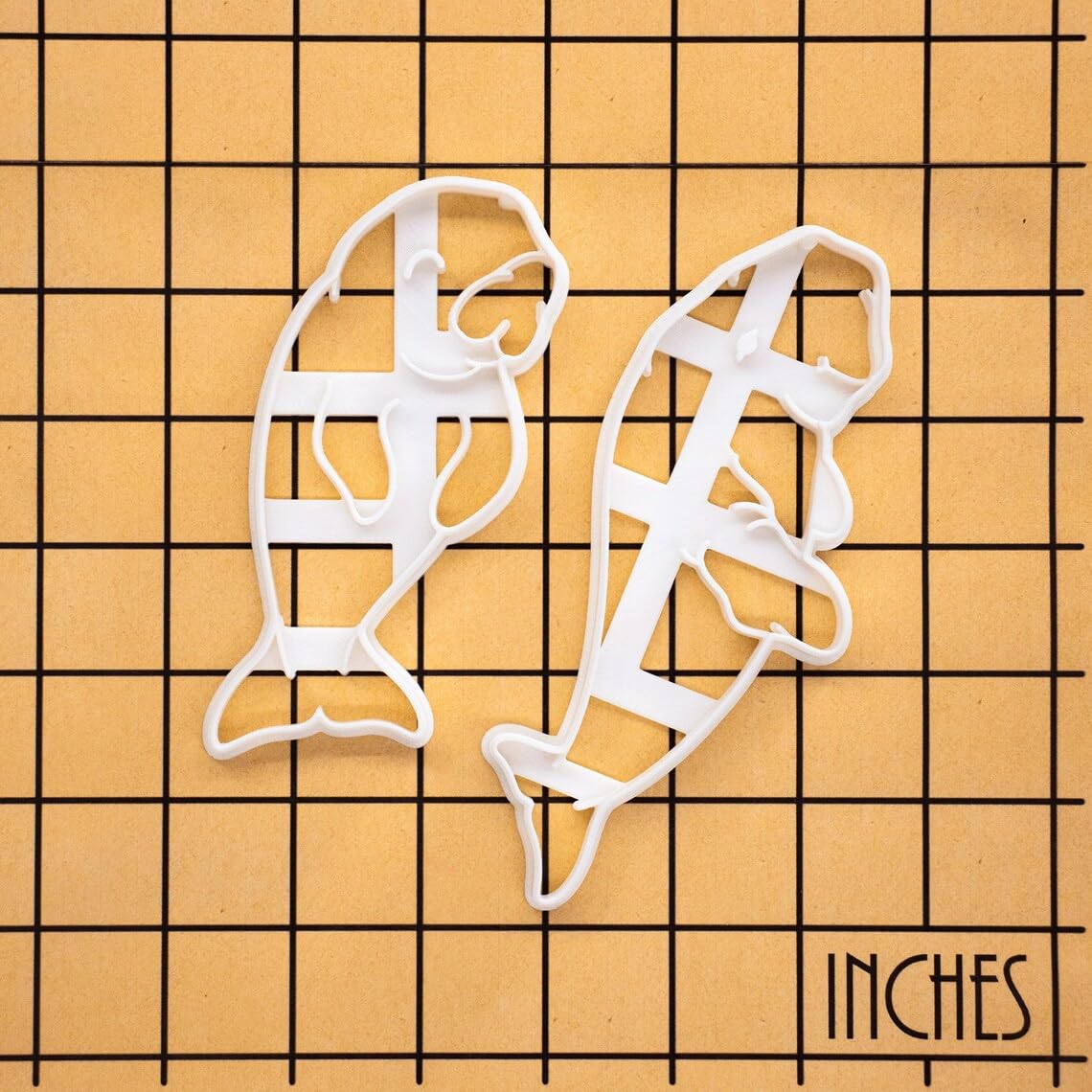 Upright Dugong Cookie Cutter Biscuit Fondant Craft Clay Cheese Dough Sugarpaste craft Baking Tool Marine Mammal Ocean Lover Coastal Wildlife Earth Day Conservation Baking (ONLY UPRIGHT DUGONG) - Image 3