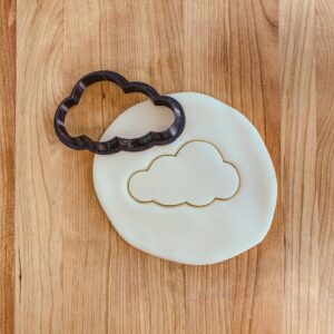 Jumbo Cloud Plaque Outline Cookie Cutter Cookie for Clay Dough Extra Large 8.5 10 12 Inch Sizes for Pottery Plate Making Cookie Decorating Baking and Craft Projects Made in India