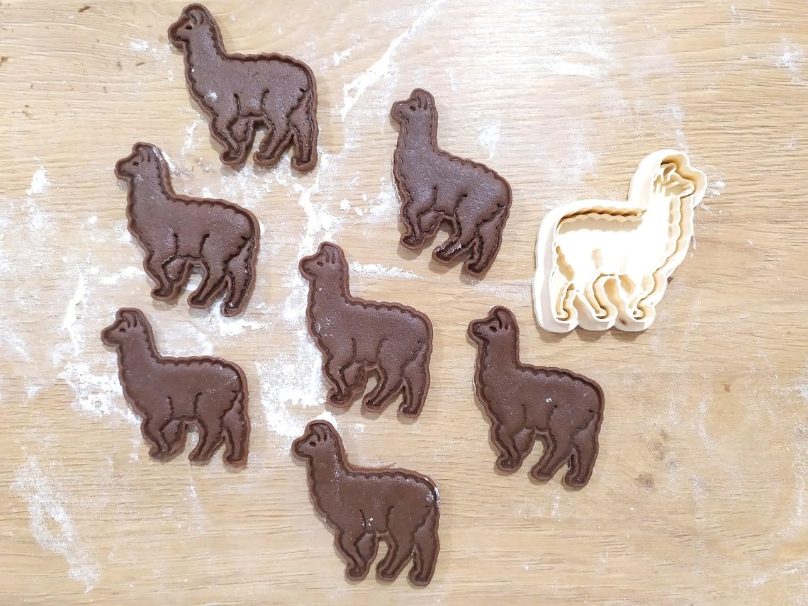 Llama cookie cutter set for animal themed cookies fondant pastries baking perfect for kids birthday treats school crafts party favors cake decorating fun baking activities and handmade - Image 3