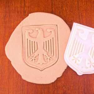 Reichsadler Black Cookie Cutter Cookie Imperial Eagle Baking Tool for Historical Cookies Pastry Decorations DIY Crafts History Theme Events Gifts for Collectors Teachers and Cultural