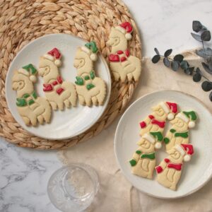 Christmas Alpaca and Christmas Penguin Cookie Cutter