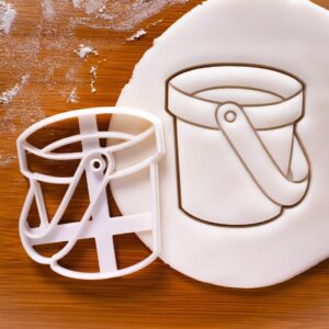 Beach Bucket Cookie Cutter Biscuit Cutter Nautical Summer Beach Party Ocean Birthday Pool Mermaid Themed Baking Tool Perfect for Seaside Celebrations Sand Toy Inspired Treats