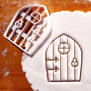 Fairy Door Cookie Cutter for Magical Birthday Cakes Garden Fairy Tale Tea Parties Enchanted Baking Events Whimsical Biscuit Molds for Kids Fantasy Cookie Supplies Decoration (ONLY FAIRY DOOR)