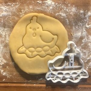 Black Hen Cookie Cutter cookie Farm Bird Shape Biscuit Cutter for Farm Animal Baby Shower Baking Tool for Cookies Fondant Clay DIY Gift for Mom India