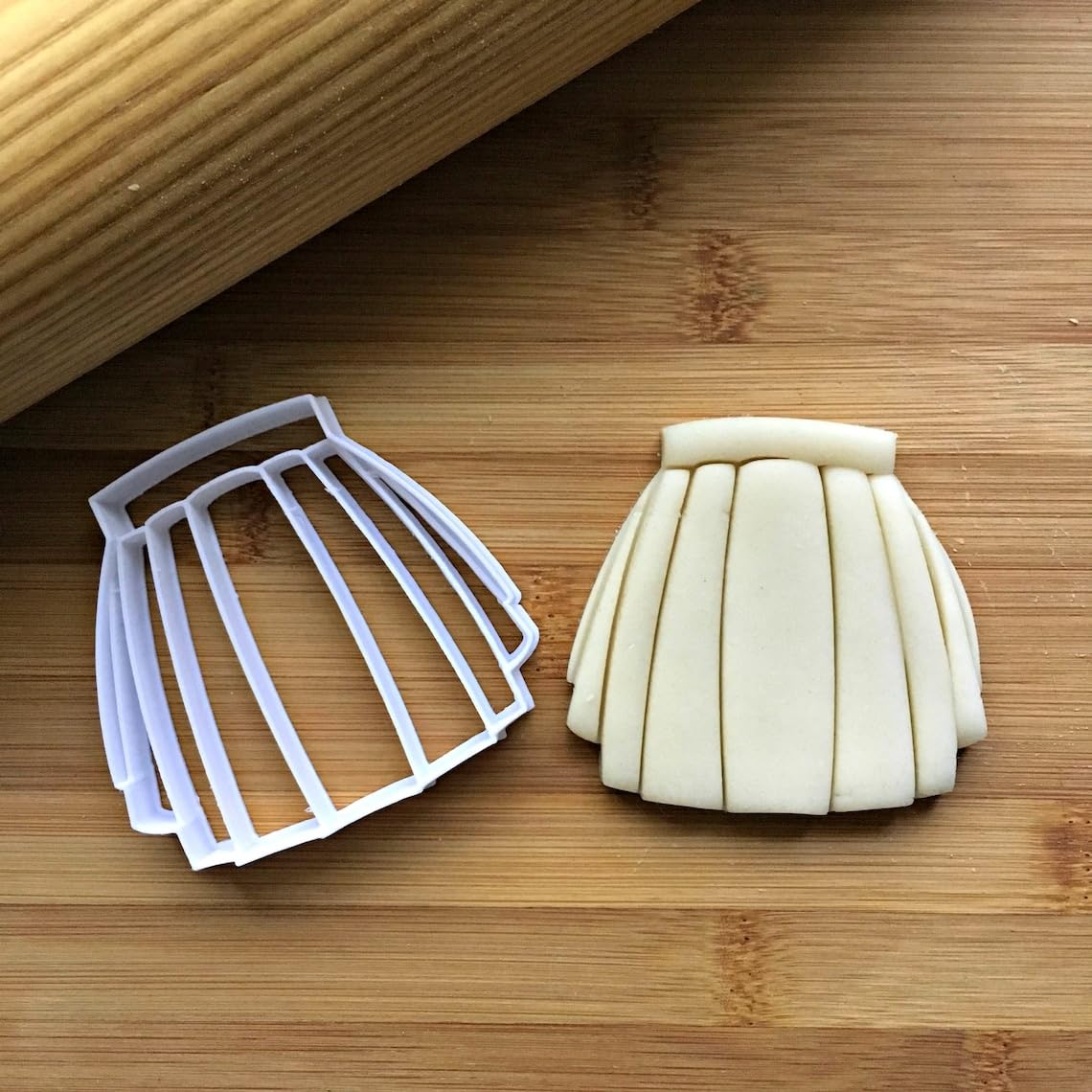 Cookie Skirt Cookie Cutter for Baking Dress-Up Cookies Cake Fondant Decorations Suitable Size Dishwasher Safe Made in India for Fashion Parties Birthdays Baby Showers and Crafting - Image 2
