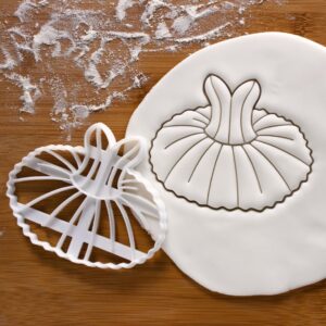 Tutu Dress Cookie Cutter for Baking Ballet Themed Biscuits Classical Ballerina Party Supplies Dance Performance Cake Decoration Tool for Dancers and Choreography Events India (ONLY TUTU DRESS)