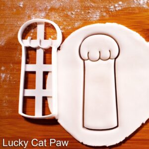 Kitty Paw Claws Hi Cookie Cutter Cookie Cat Paw Print Cookie Cutters for Feline Lovers Featuring Lucky Cat Paw and Detailed Kitty Paw Claws Design for Baking Crafting (ONLY Kitty PAW Claws)