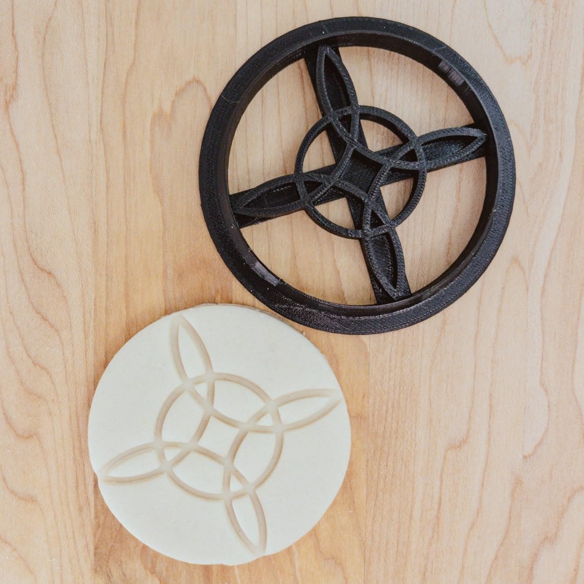 Witch Knot Pattern Magic Cookie Fondant Clay Stamp Cutter for Baking, India Cookie Mold for Mystical Crafts, Halloween Decor, Pagan Designs, DIY Projects, Spell Themes, and Unique - Image 3