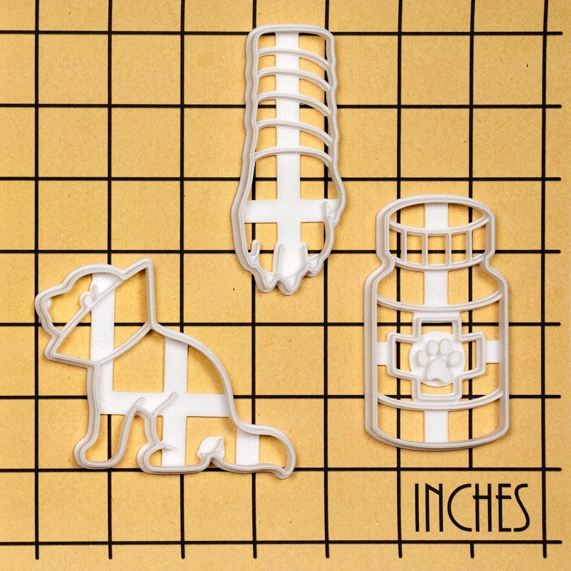 Dog Pill Bottle Cookie Cutter for Veterinary Clinics Animal Rescue Puppy Adoption Events Vet Staff Pet Medication Awareness Baking Tool for Dog Lovers Vet Office Biscuit (ONLY DOG PILL BOTTLE) - Image 3