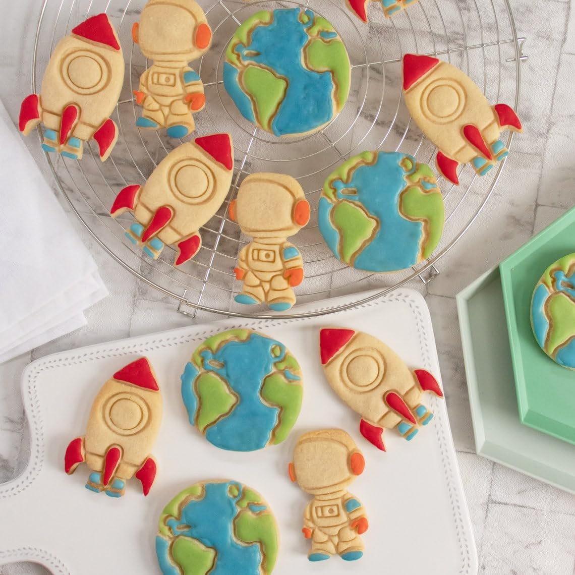 Rocket Spacecraft Cookie Cutter Set Featuring Space-Themed Designs Ideal for Baking and Crafting with Biscuits Fondant Clay Cheese Sugarpaste Marzipan Moulds Perfect for Space (ONLY ROCKET) - Image 5