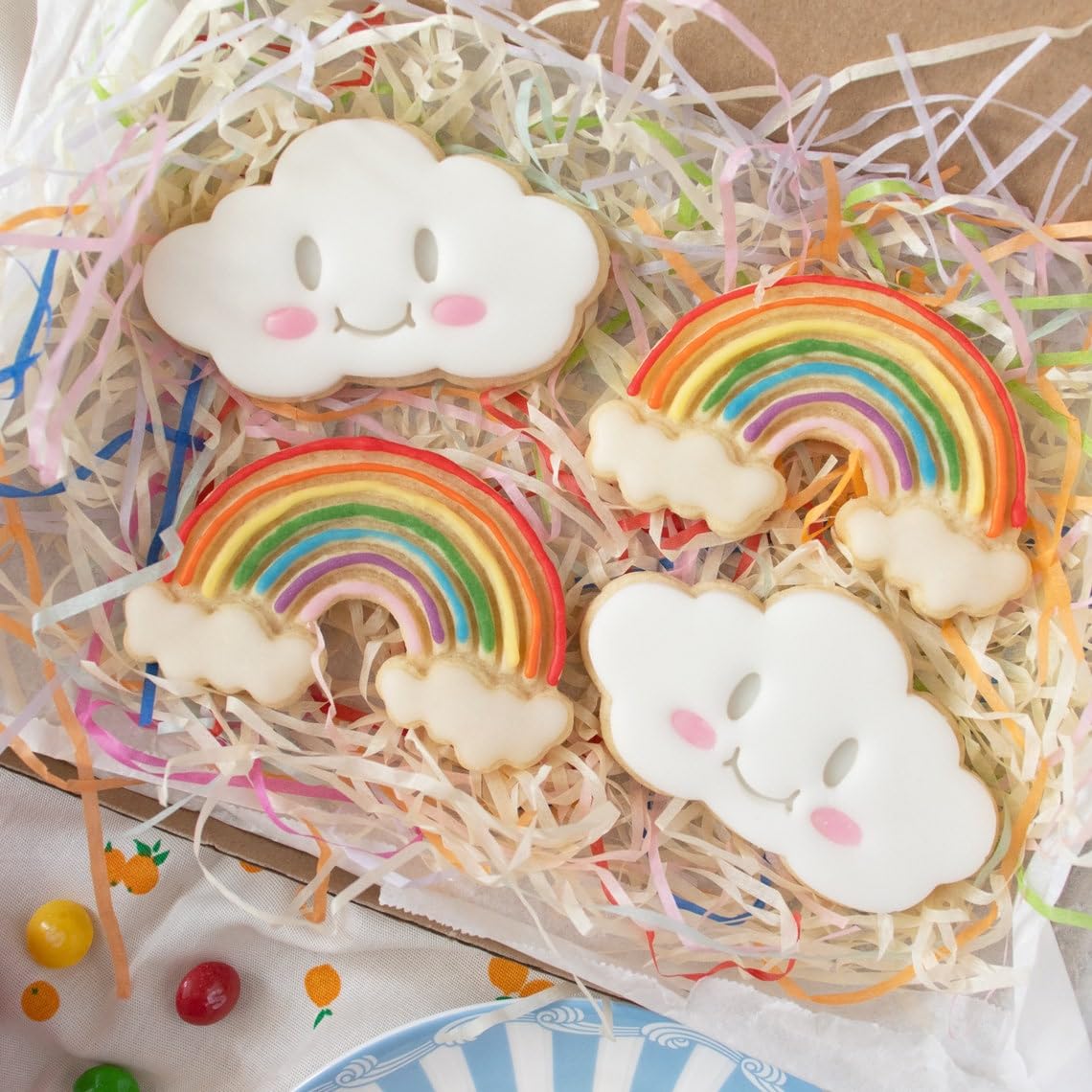 Kawaii Cloud Cookie Cutter Bake Biscuit Mold Little Fluffy Clouds Sky Theme Baking Tool for Kids Birthday Parties Creative Crafting and Fun Baking Activities (ONLY KAWAIL CLOUD) - Image 5
