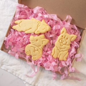 Sleepy Corgi and Happy Corgi Cookie Cutter