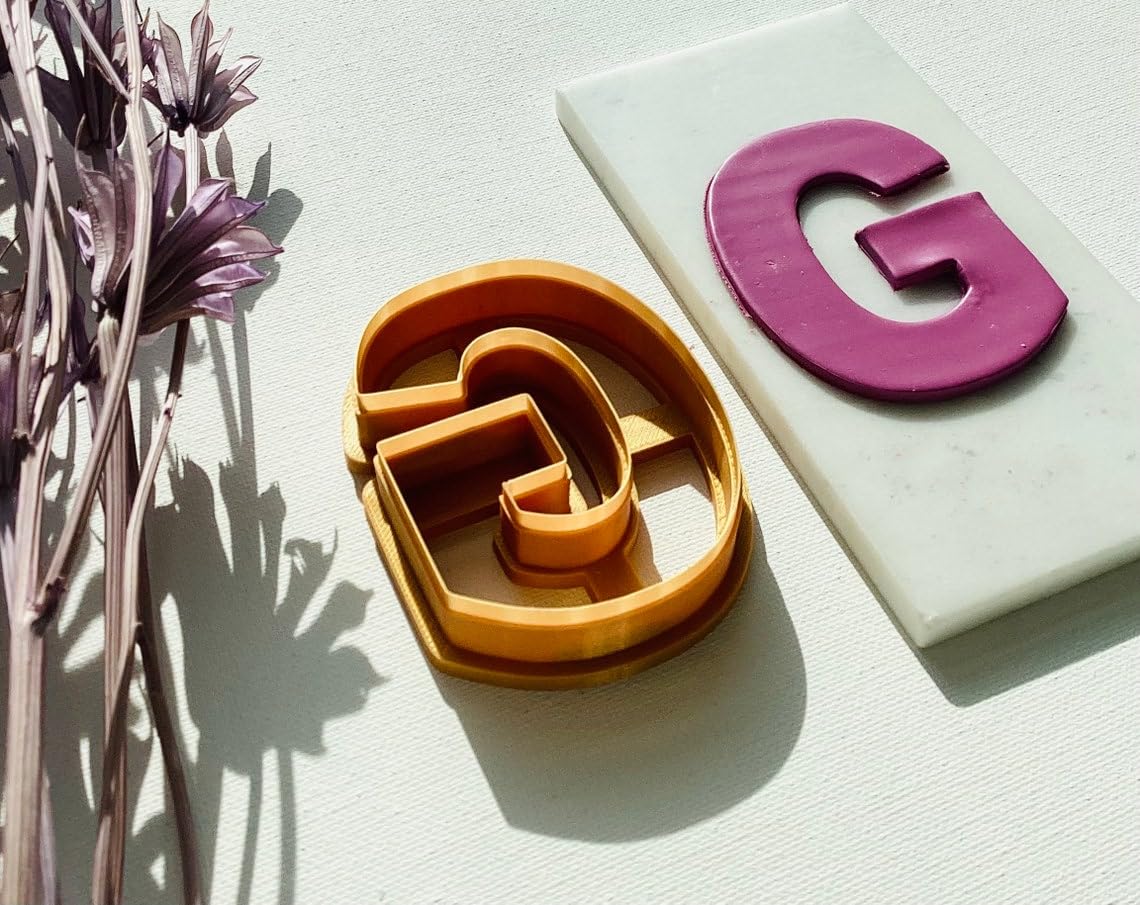 Alphabet Letter G Cookie Cutter for Fondant Polymer Clay Crafts Large Capital G Clay Cutter for Biscuit Decoration Personalized Cookies Cake Toppers Educational Baking Supplies - Image 4