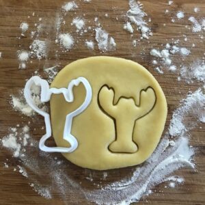Black Lobster Crab Cookie Cutter Nautical Sea Shape for Baking Polymer Clay Earrings Jewelry Making Fondant Crafts Coastal Party Favor DIY Cake Decorating Kitchen Tool