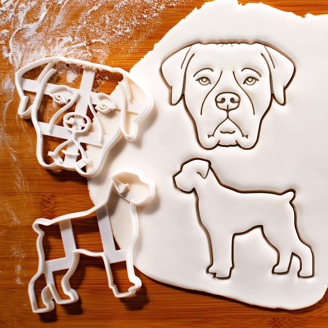 Cookie Cane Corso face Cookie Cutter capturing The Majestic Silhouette The Italian Mastiff Dog for Baking Unique Dog Lover Treats, pet Parties, Animal-Themed Desserts, and Canine (ONLY FACE) - Image 2