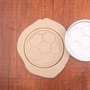 Football Black Cookie Cutter Cookie Sports Biscuit Mold for Cookies Fondant Clay DIY Crafts Baking Accessory Ideal for Birthday Parties Football Fans Themed Events and Sports