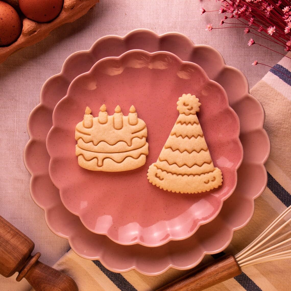 Party Hat Cookie Cutter - Celebrate Birthdays, Themed Parties, and Special Events with Fun Treats, Unique Baking Gift Kids Adults, Creative Cookie Designs (ONLY HAT) - Image 3