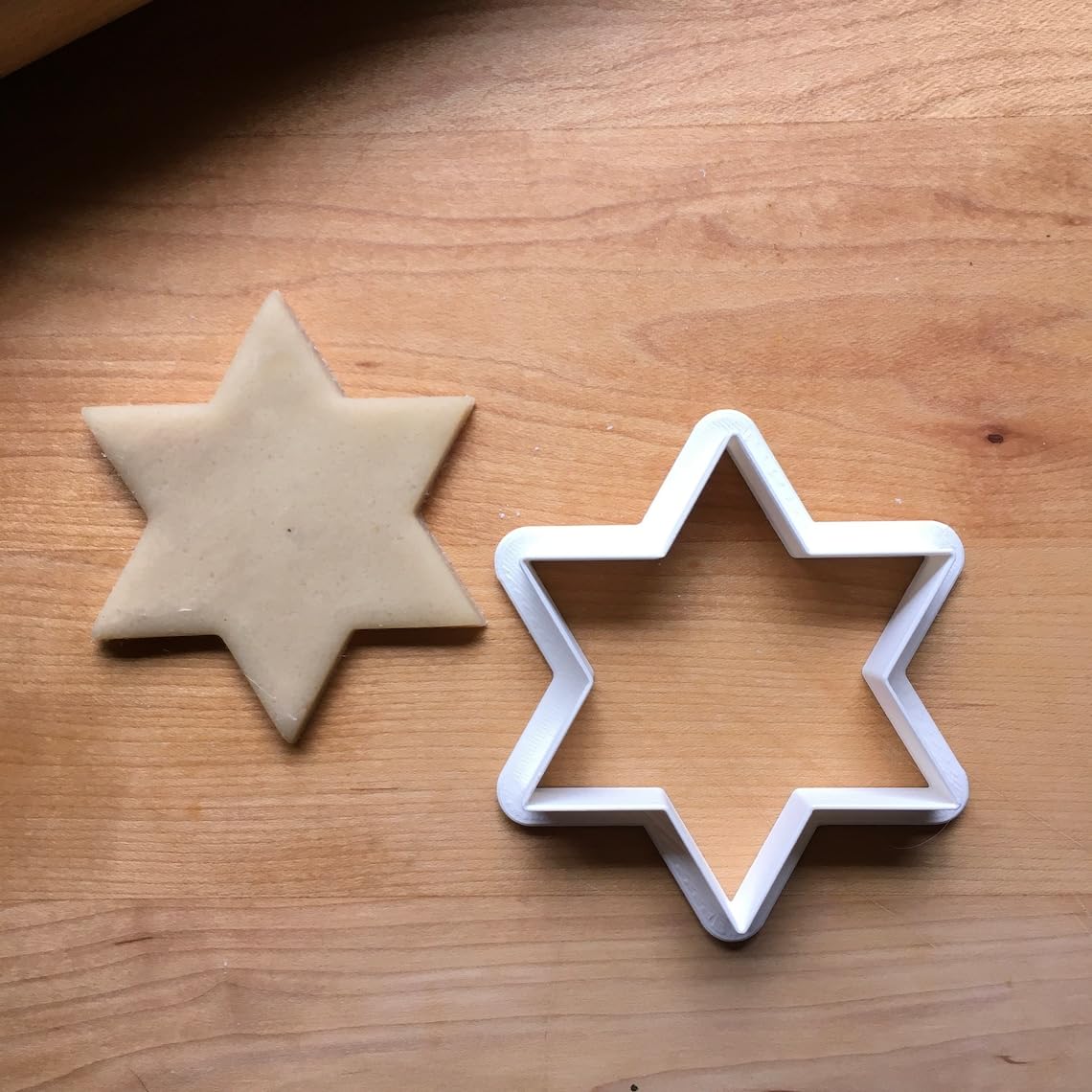 Star of David Cookie Cutter, Suitable Size for Jewish Holiday Baking, Perfect for Hanukkah Cookies, Made in India - Image 2