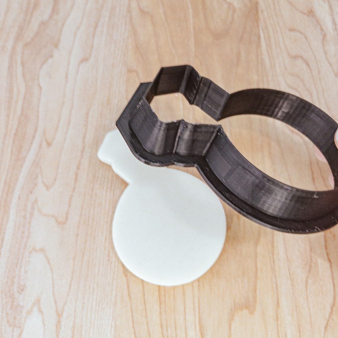 Engagement Ring Cookie Cutter Version 2 Cookie for Fondant Clay Dough, Wedding Ring Shape for Bridal Shower Baking, Proposal and Engagement Party Tool Made in India - Image 6
