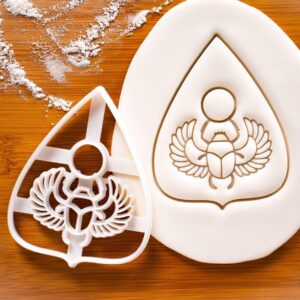 Plain Planchette Design 3 Cookie Cutter Mediums Spirit Board Users, Ideal Gift for Paranormal Enthusiasts, Ouija Board Baking Accessory, Durable Cookie Material Made in India (ONLY Design 3)