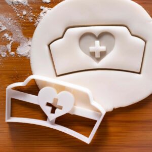 Nurse Hat Cookie Cutter | Perfect Gifts for Nursing Students, Nurses, and Healthcare Professionals (Only Hat)