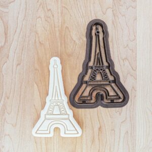 Eiffel Tower Cookie Fondant Clay Cutter for Baking Decorating Paris Travel Theme Party Treats Dough Modeling Holiday Events Edible Crafts Souvenir Gifts India Cookie