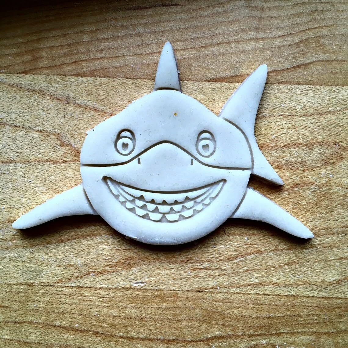 Set of 2 Smiling Shark Face Cookie Cookie Cutters, Made in India, Ideal for Ocean-Themed Baking, Birthday Parties, and Fun Shark Desserts - Image 5