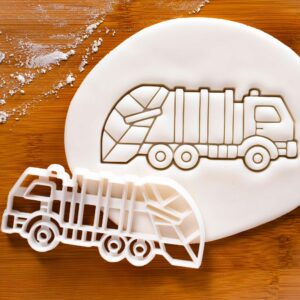 Rubbish Truck Cookie Cutter - Fun Garbage Truck Design for Creative Baking, Themed Parties, and Unique Treats (ONLY RUBBISH TRUCK)