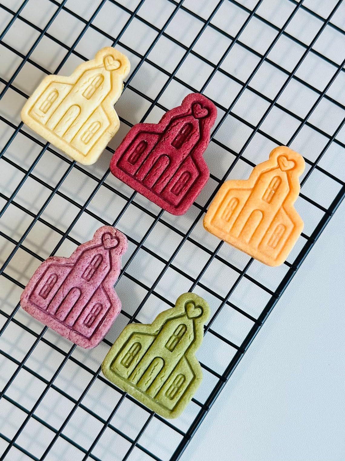 Black Church Cookie Cutter Set with Love Cathedral and House Stamp Tools for Religious Event Baking Homemade Cookies Fondant Cake Decorating Party Favors and Celebration Treats - Image 7