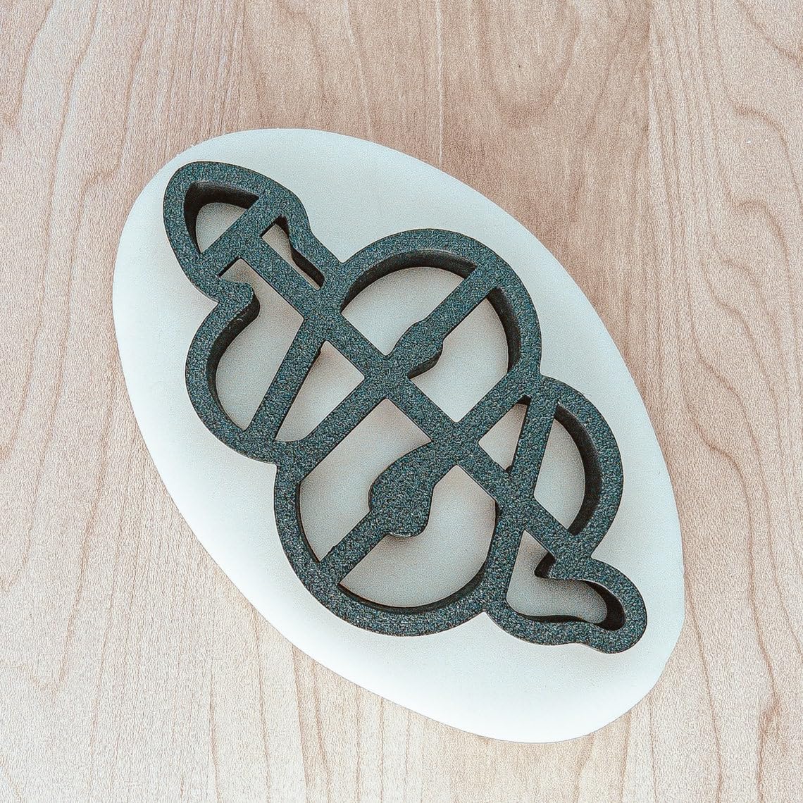 Snake Serpent Reptile Cookie Cutter Cookie for Fondant, Clay, Dough DIY Wild Animal Theme Baking, Jungle Party Crafts, Reptile Lover Gift Projects Made in India - Image 3