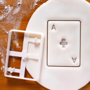 Ace of Clubs Poker Card Cookie Cutter - Perfect for Casino-Themed Birthday Parties
