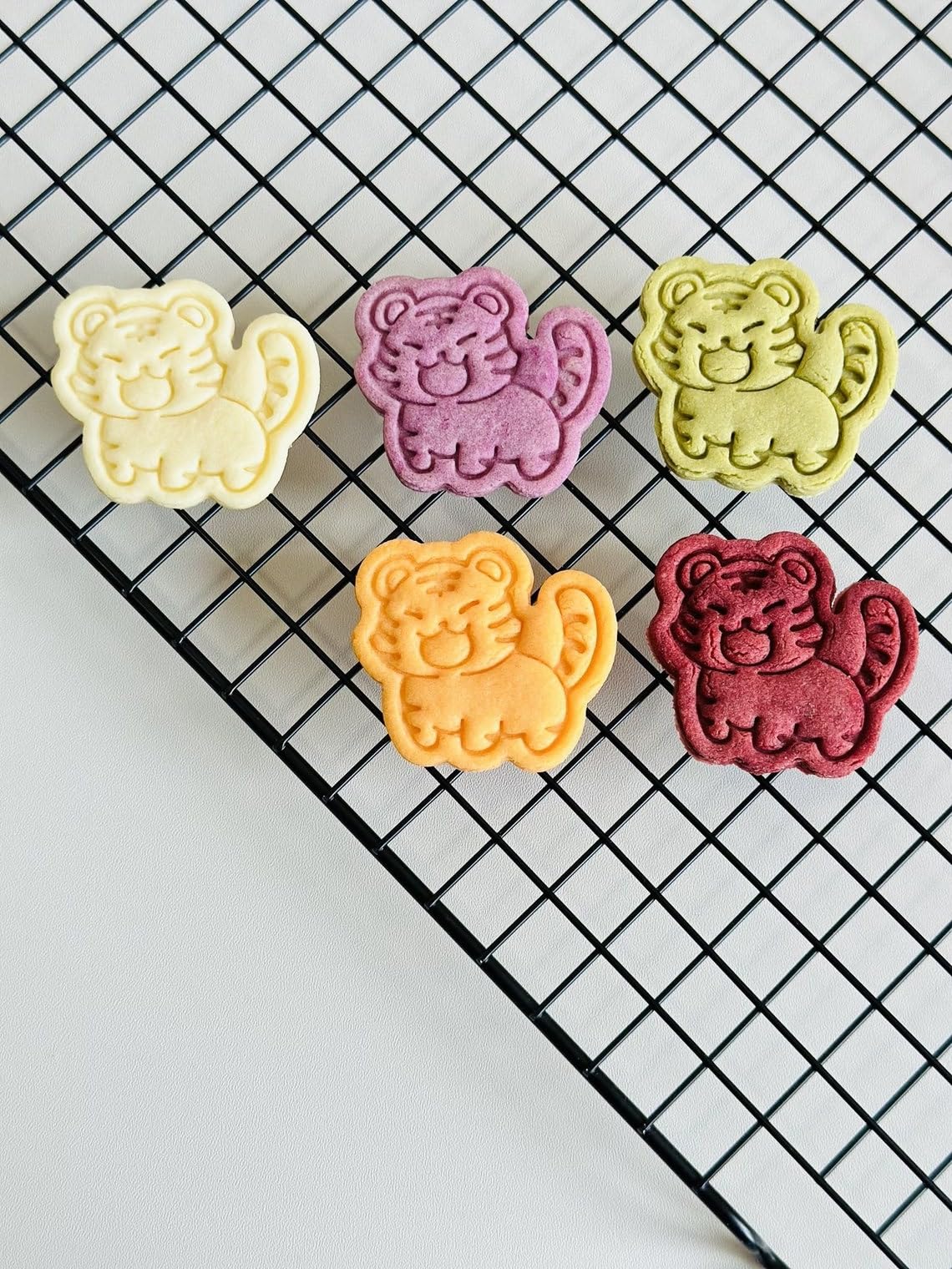 Black Tiger Cookie Cutter Animal Cookie Cutter Stamp Set COOKIE Creative Shape Baking Tool Fondant Mold for Cookies Cake Decorating Jungle Theme Home Kitchen Use India - Image 7
