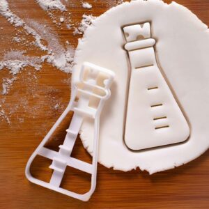 Conical Flask & Lab Equipment Cookie Cutters | Beaker, Test Tube, Microscope Biscuit Cutters for Science-Themed Baking, Laboratory Party Treats, and Geeky Gifts (ONLY FLASK)