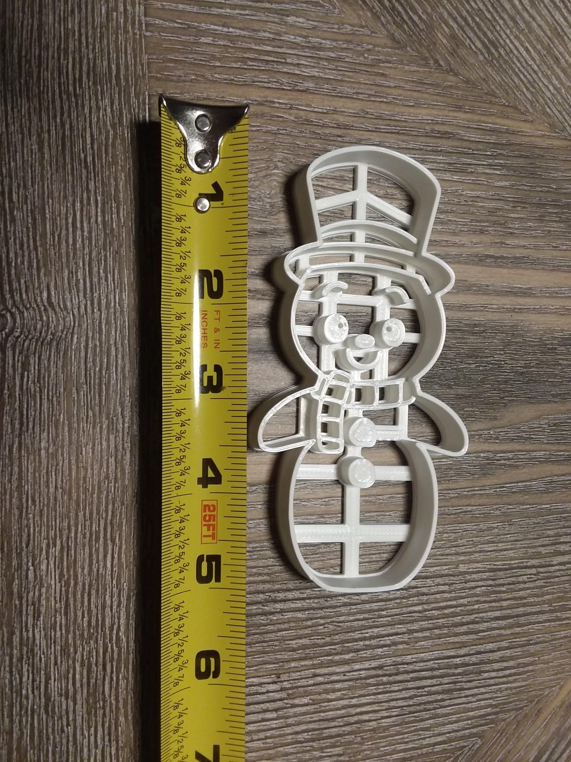 Christmas Snowman Black Cookie Cookie Cutter for Holiday Baking Winter Theme Cookie Mold for Kids Activities Snow Day Treats New Year Party Desserts Fondant Crafts and Festive - Image 2